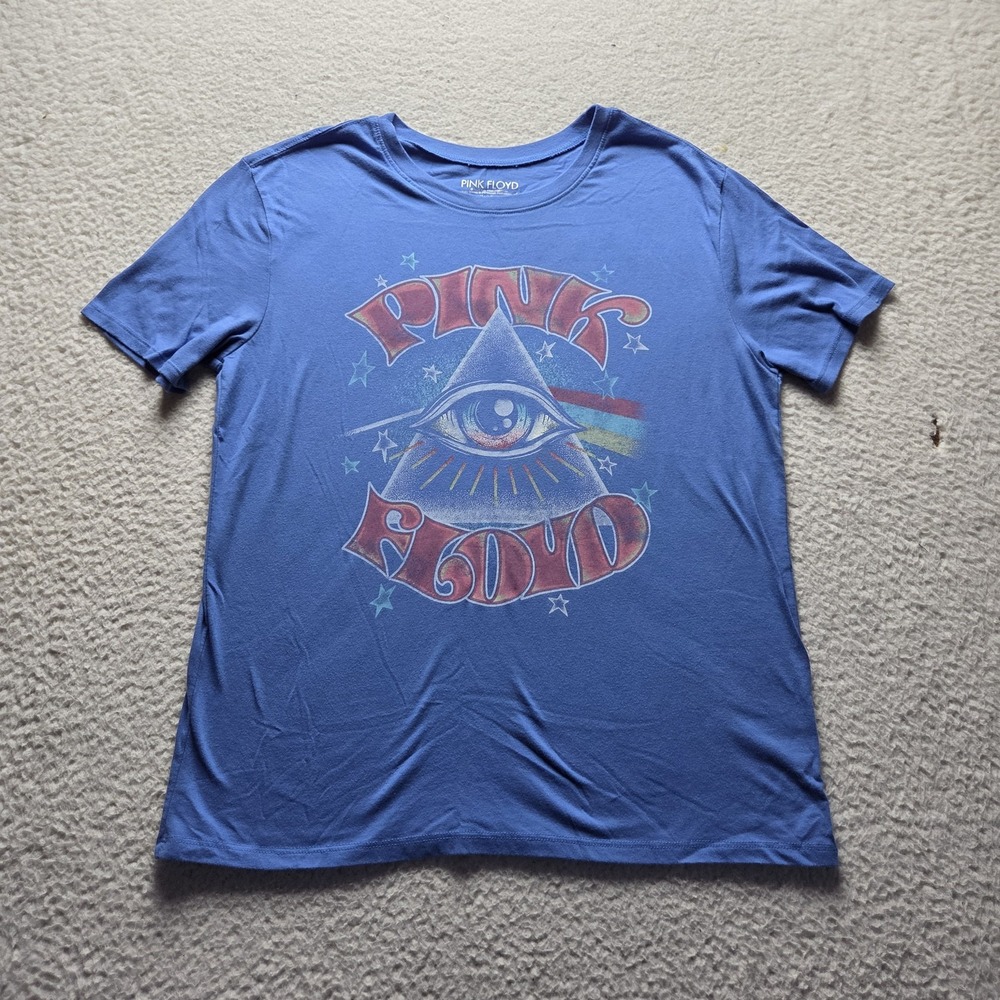 Pink Floyd Hybrid Apparel Shirt Youth Medium 8-10 Blue Eye Graphic Band Tee